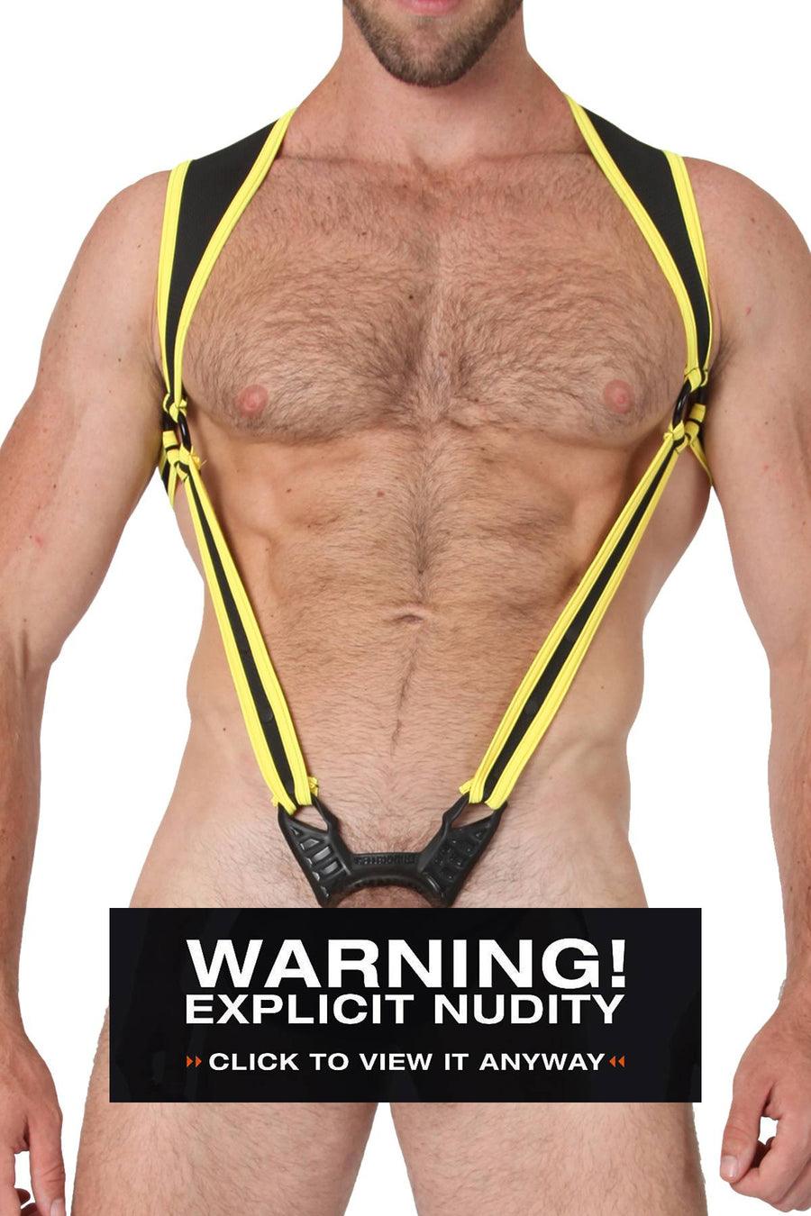 CellBlock 13 Yellow X-treme Hybrid Harness w/Jock Armour