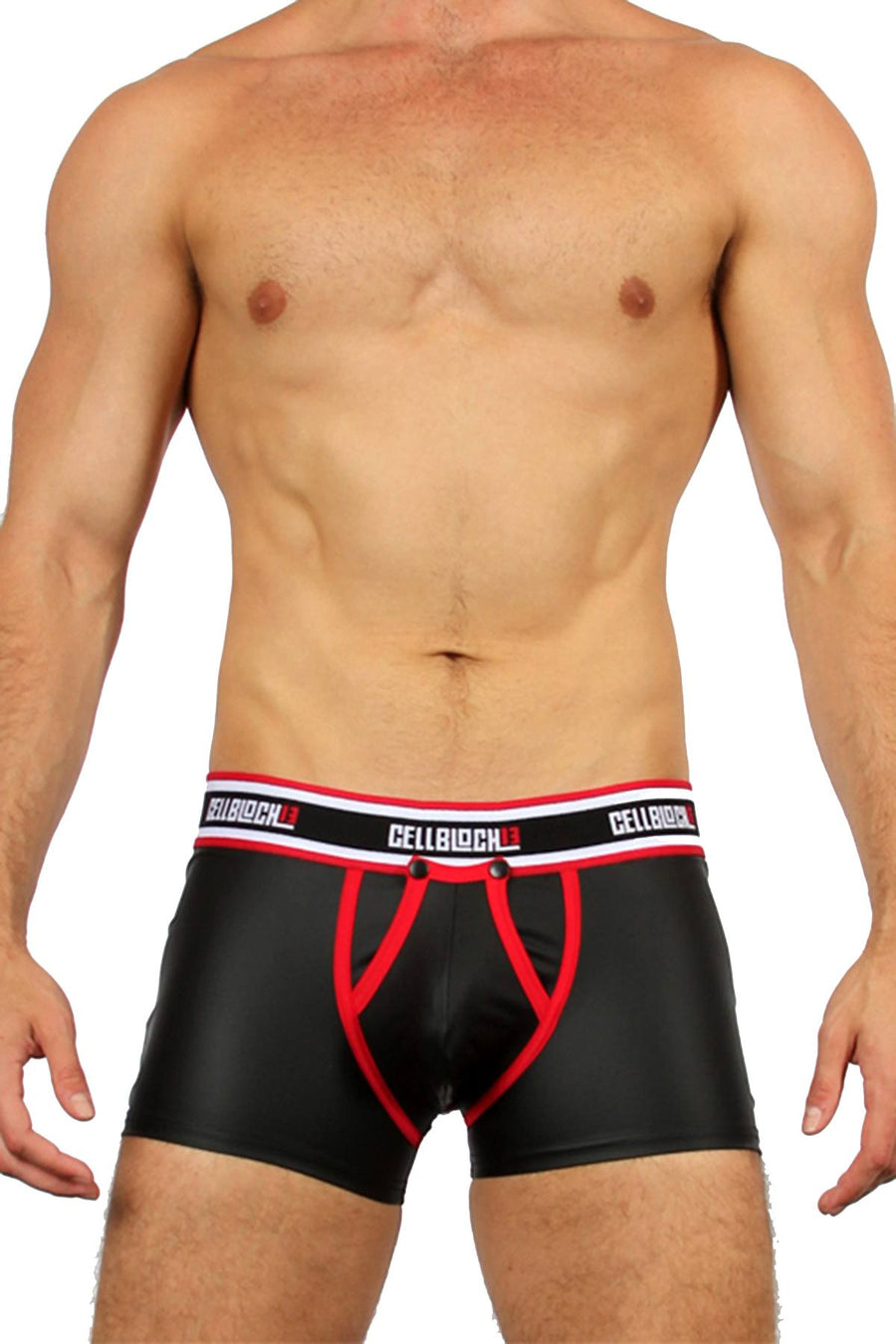 CellBlock 13 Zipper Trunk in Red