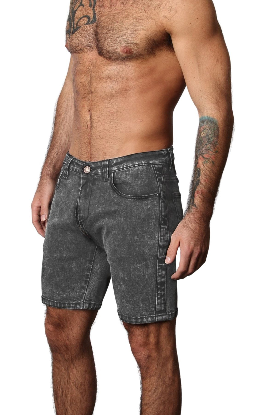 Cellblock 13 Axis Denim Zipper Short
