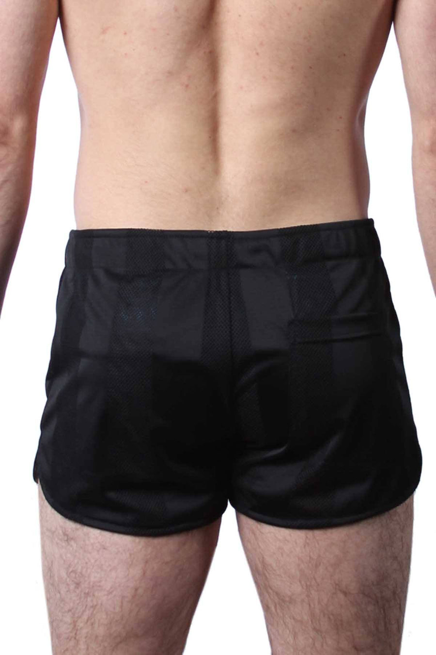 Cellblock 13 Black Midfield Mesh Reversible Short