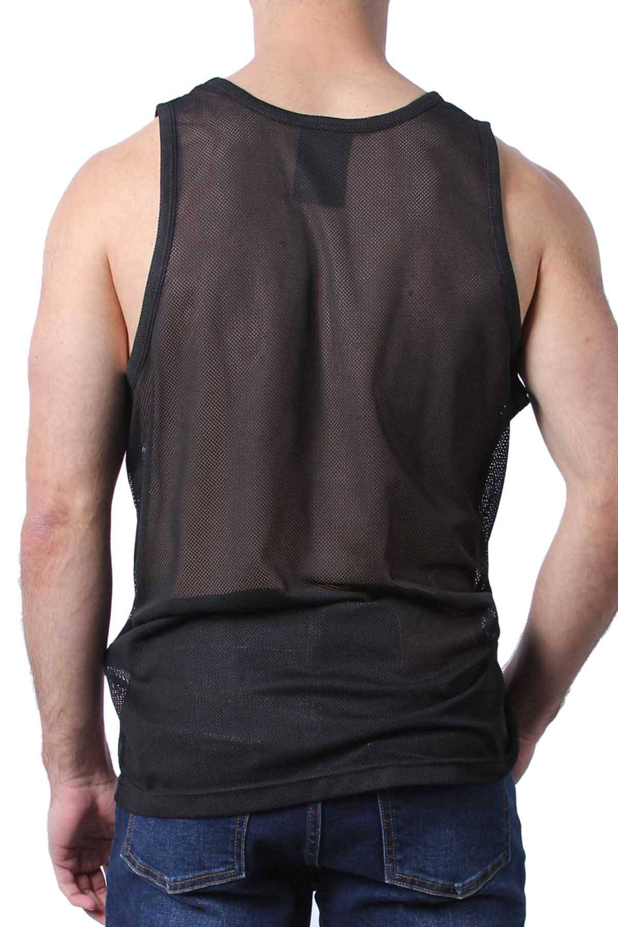 Cellblock 13 Black Midfield Mesh Tank Top