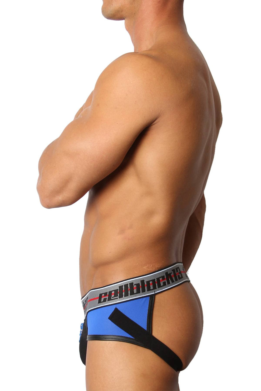Cellblock 13 Blue Moto X Zipper Jock