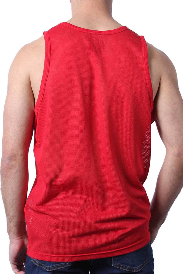 Cellblock 13 Red Midfield Mesh Tank Top
