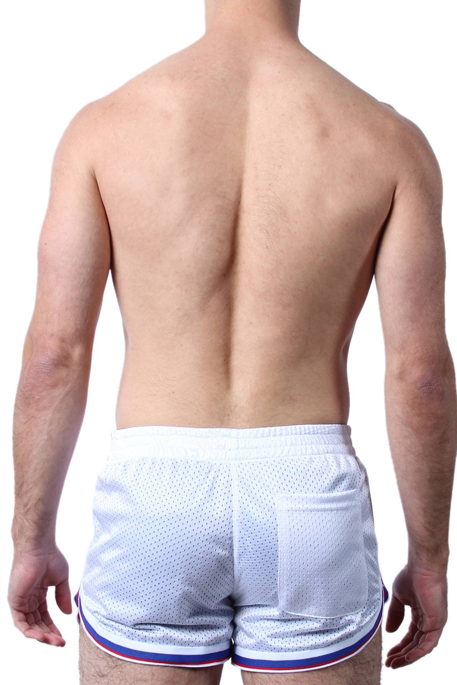 Cellblock 13 White Crossover Reversible Mesh Short