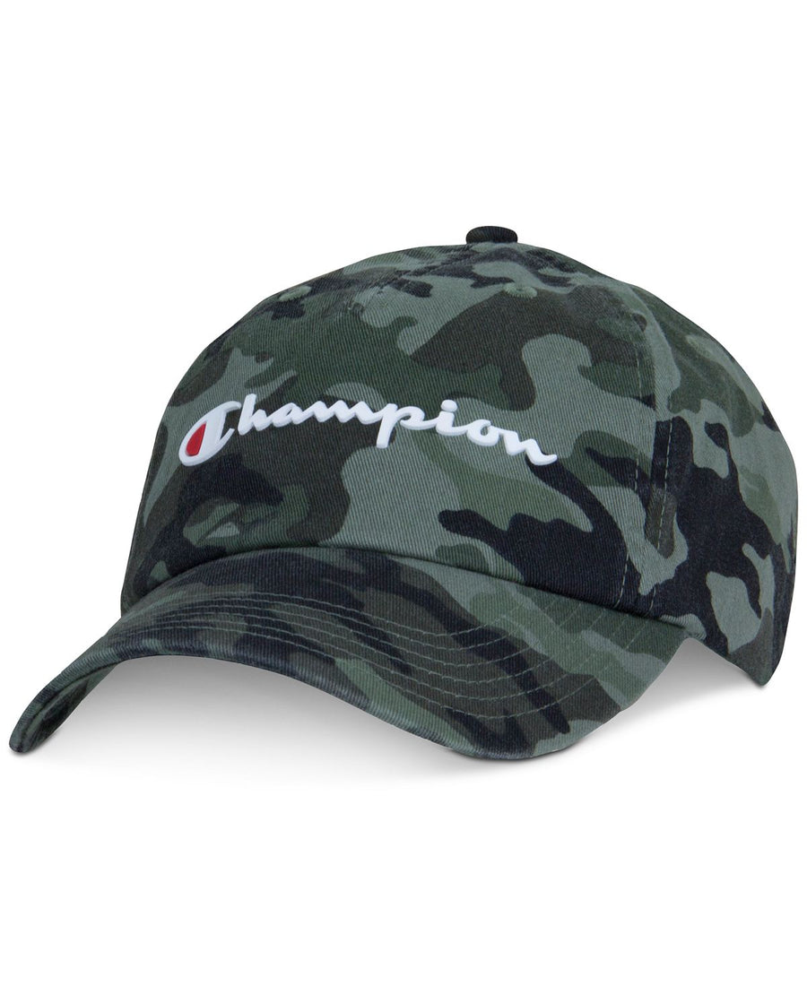 Champion Camo Logo Hat Green Camo