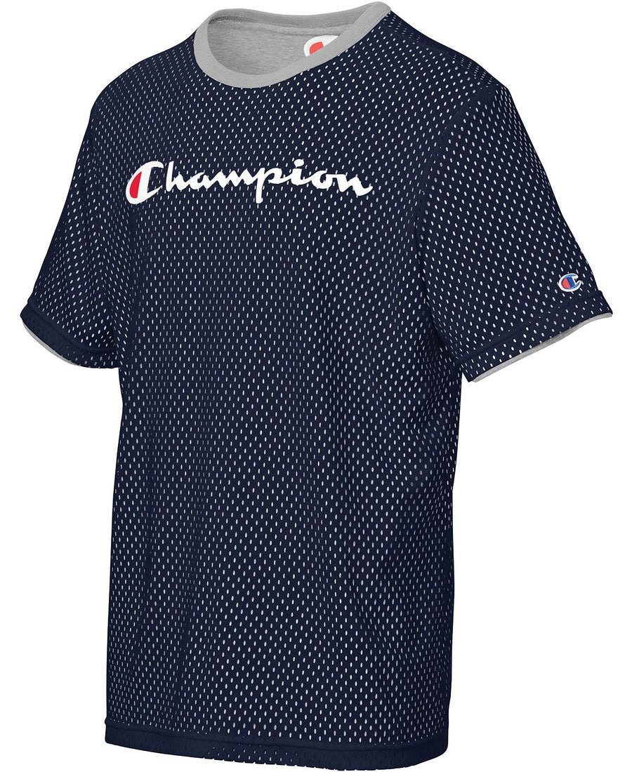 Champion Double Dry Reversible Mesh T-shirt Navy/Oxford