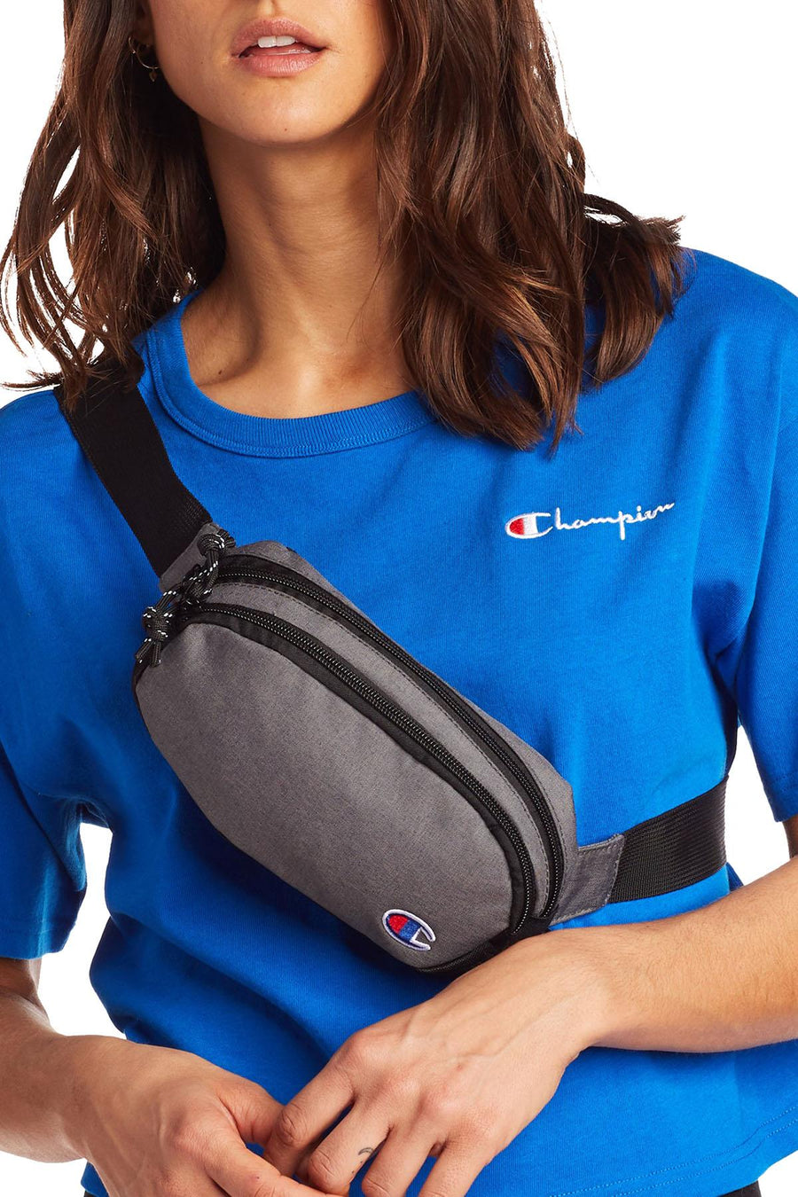 Champion Grey/Black Signal Unisex Fanny Waist Pack