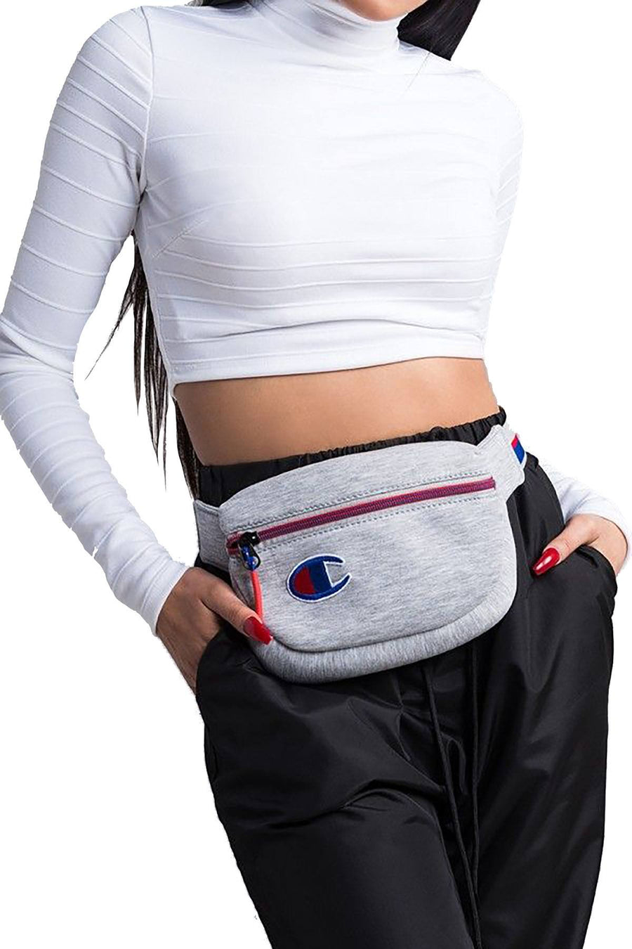 Champion Light Grey Unisex Attribute Waistbag