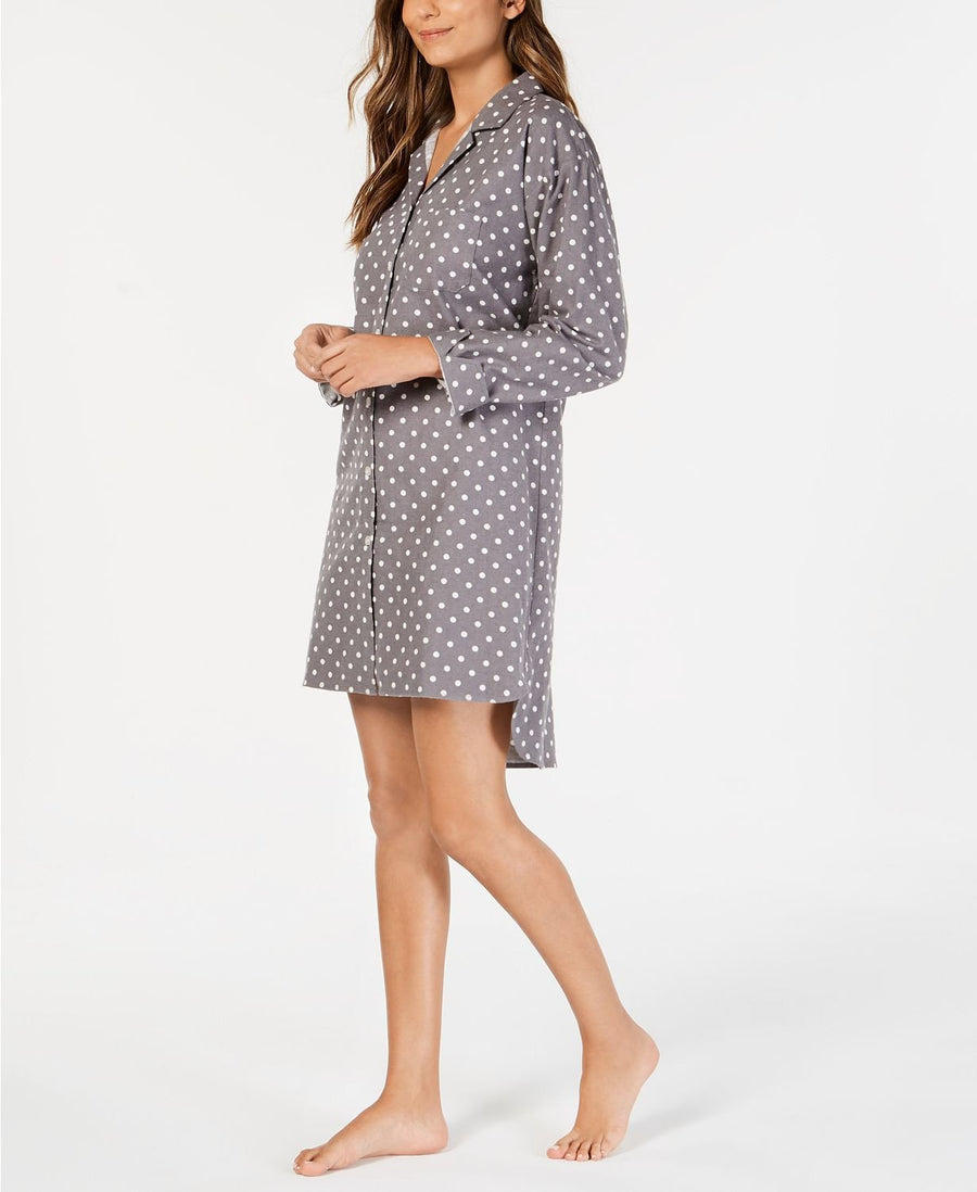 Charter Club Cotton Flannel Plaid Sleepshirt