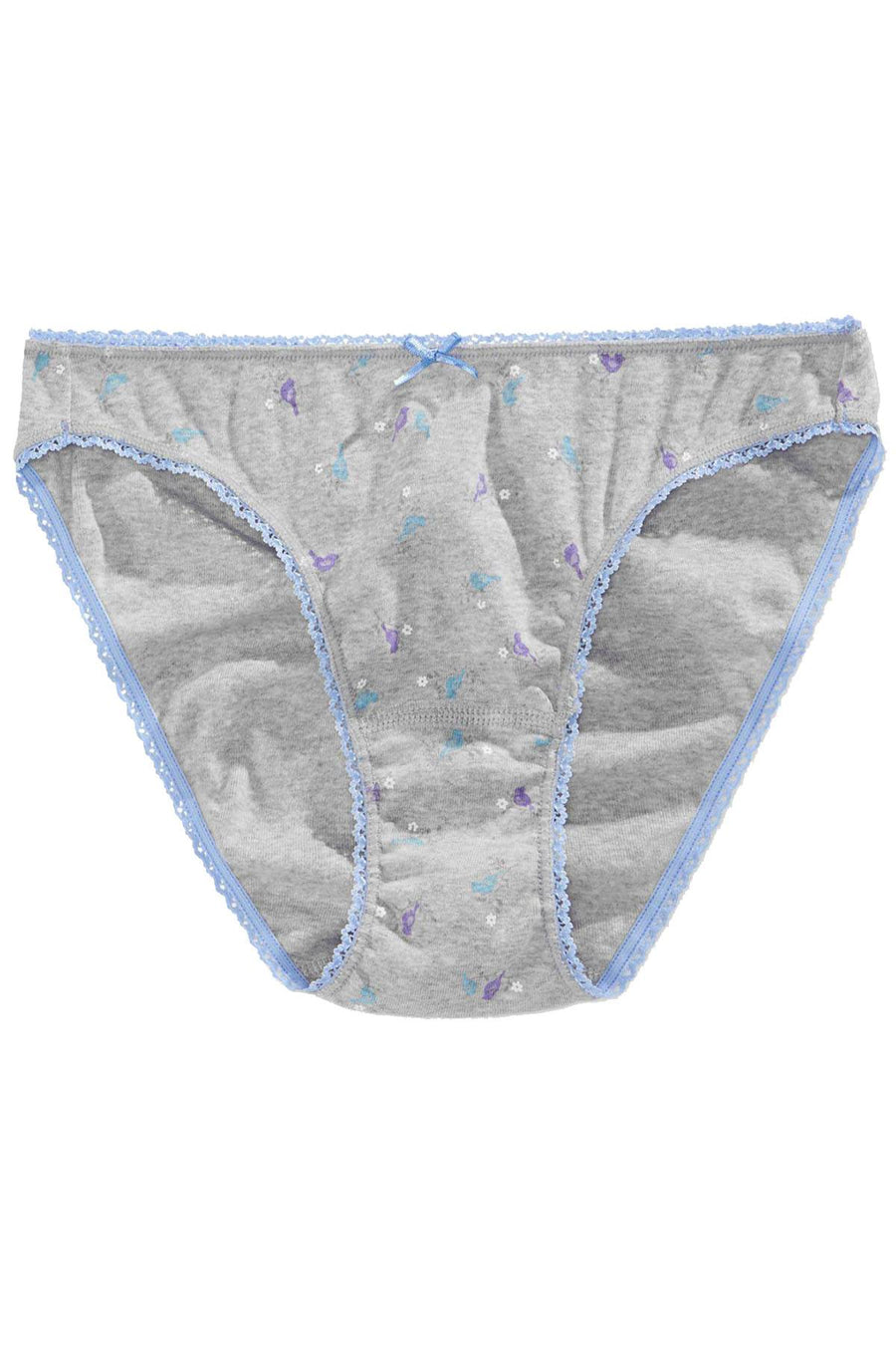 Charter Club Intimates Grey Little-Birdies Printed Pretty Cotton Bikini Brief
