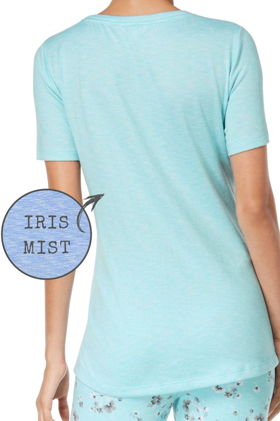 Charter Club Intimates Iris-Mist Super-Soft Lounge Top