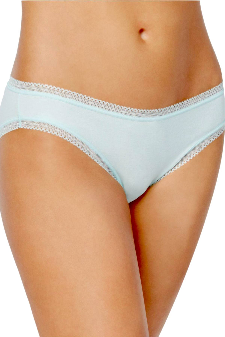 Charter Club Intimates Sunlit-Aqua Modern-Essentials Lace-Trim Bikini Brief