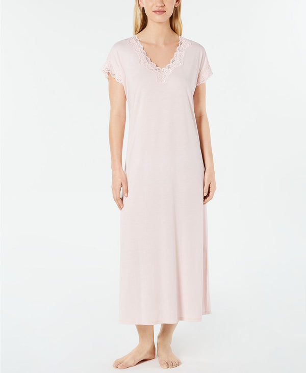 Charter Club Lace Trimmed Soft Modal Knit Nightgown in Potpourri
