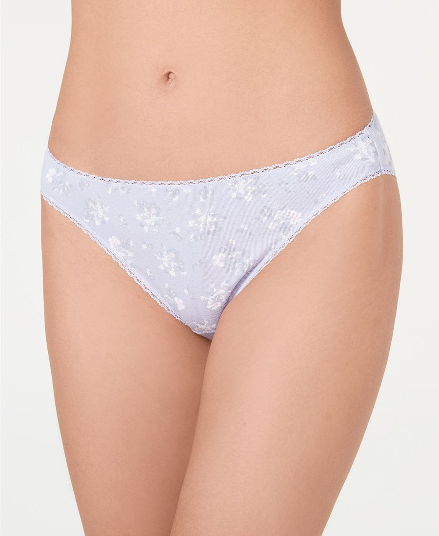 Charter Club Pretty Cotton Bikini in Shaded Lilies