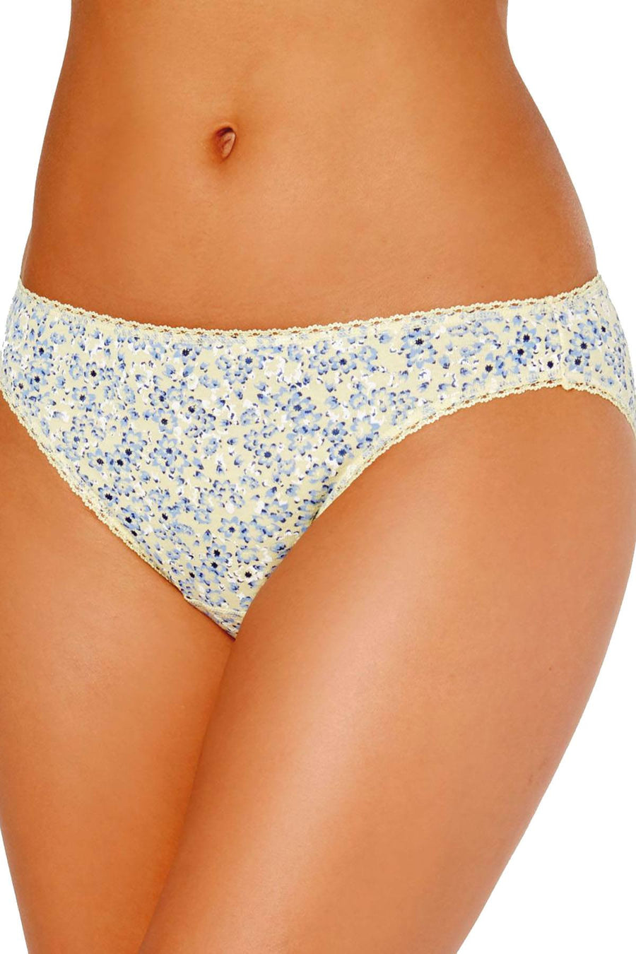 Charter Club Pretty Cotton Bikini in Yellow Floral