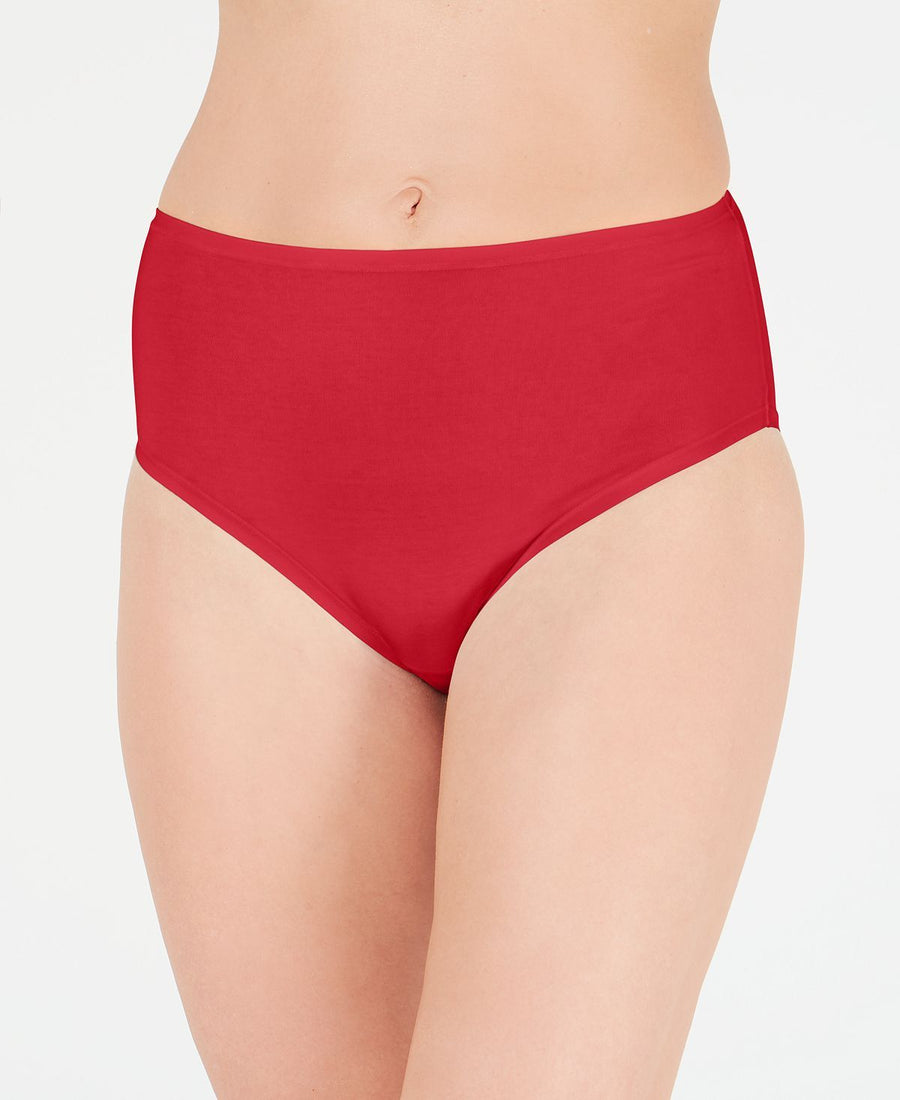 Charter Club Supima Cotton High-rise Brief Underwear Red Pop