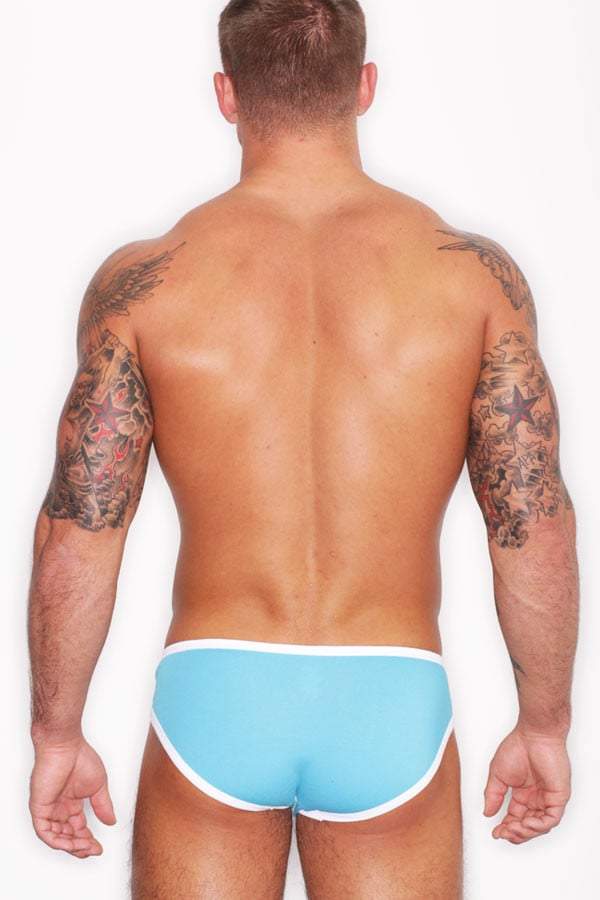 CheapUndies Aqua Cotton Brief