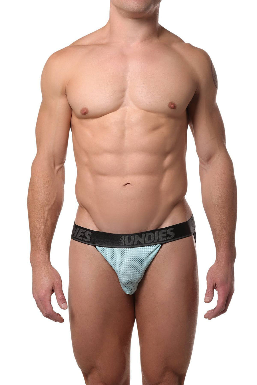 CheapUndies Aqua Mesh Jockstrap