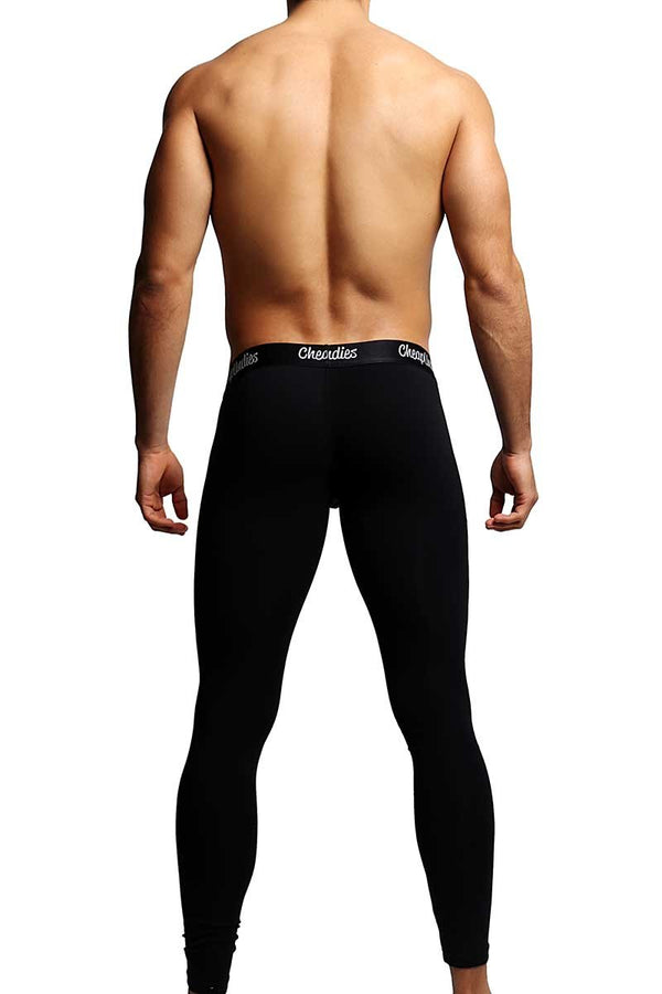 CheapUndies Black Contour Pouch Long Underwear