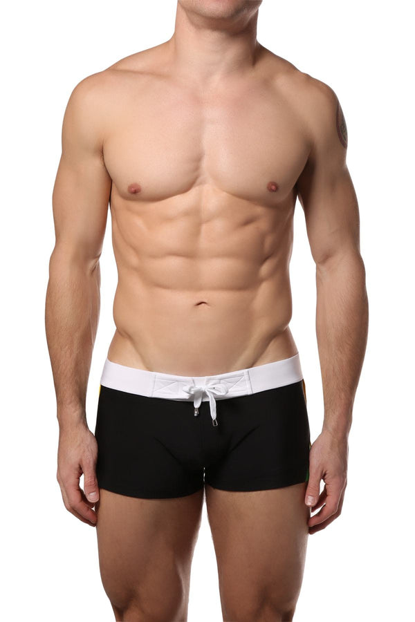 CheapUndies Black Sport Swim Trunk