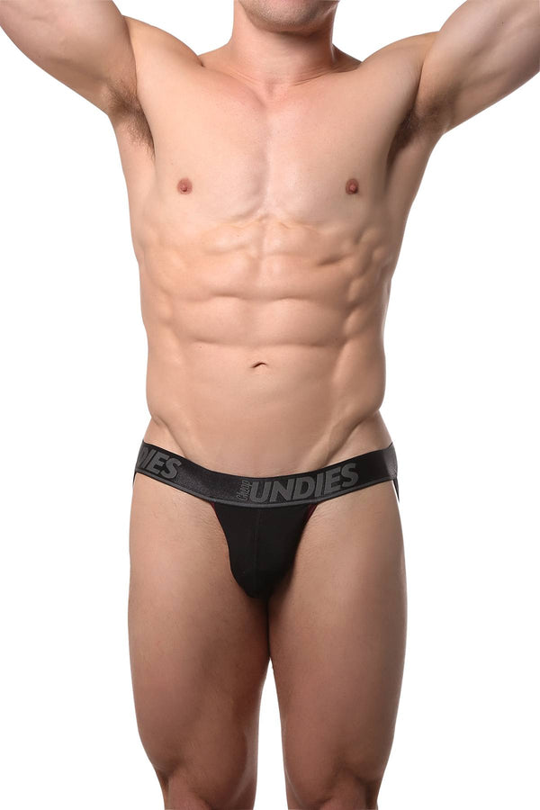 CheapUndies Black/Wine Cool Mesh Jock