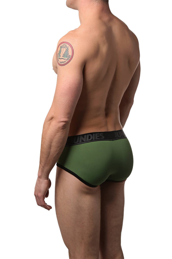 CheapUndies Green Fluid Brief