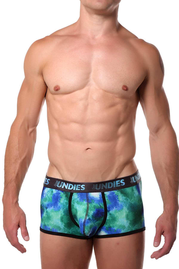 CheapUndies Green Galaxy Trunk