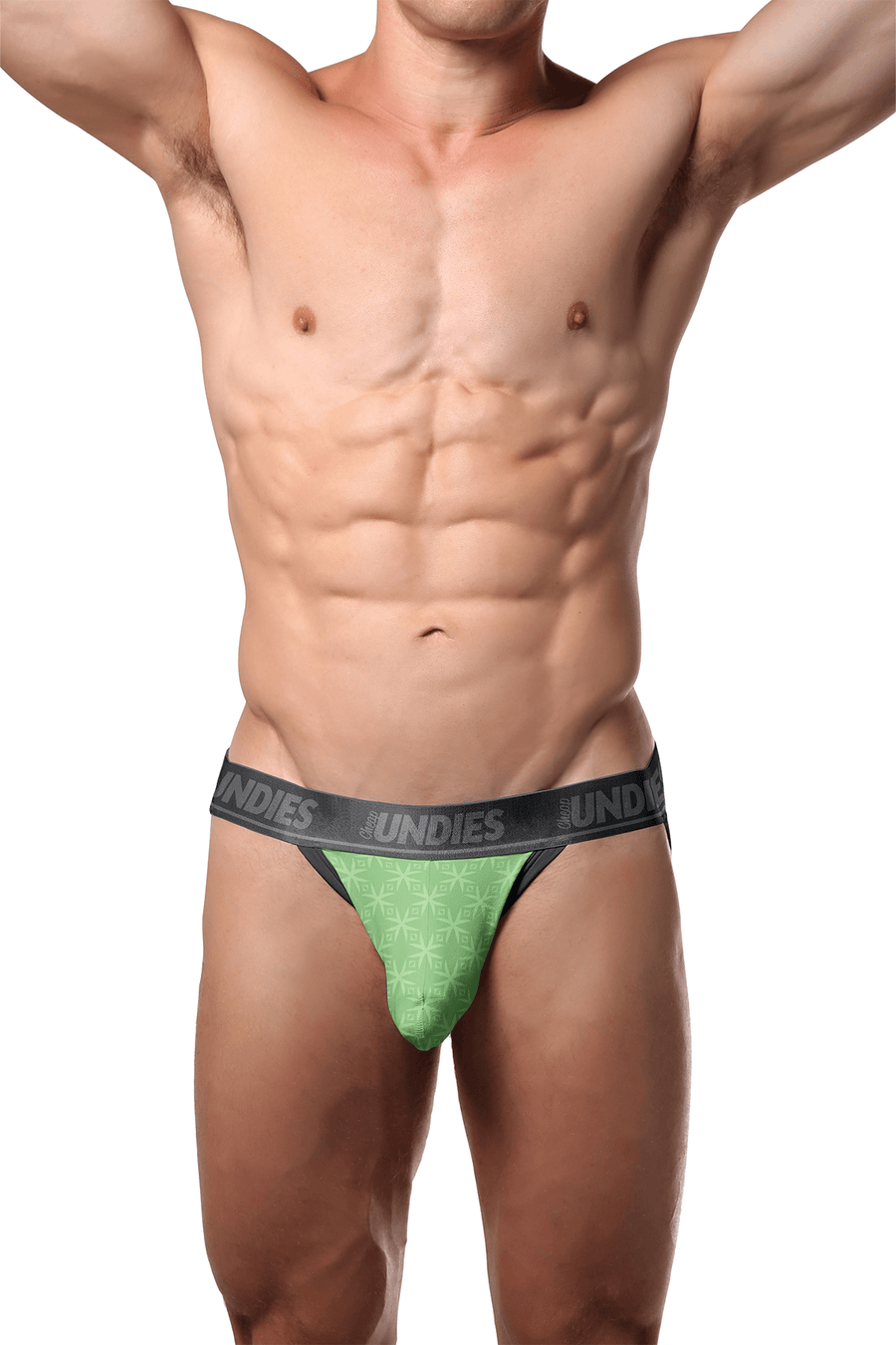 CheapUndies Green Kaleidoscope Jock