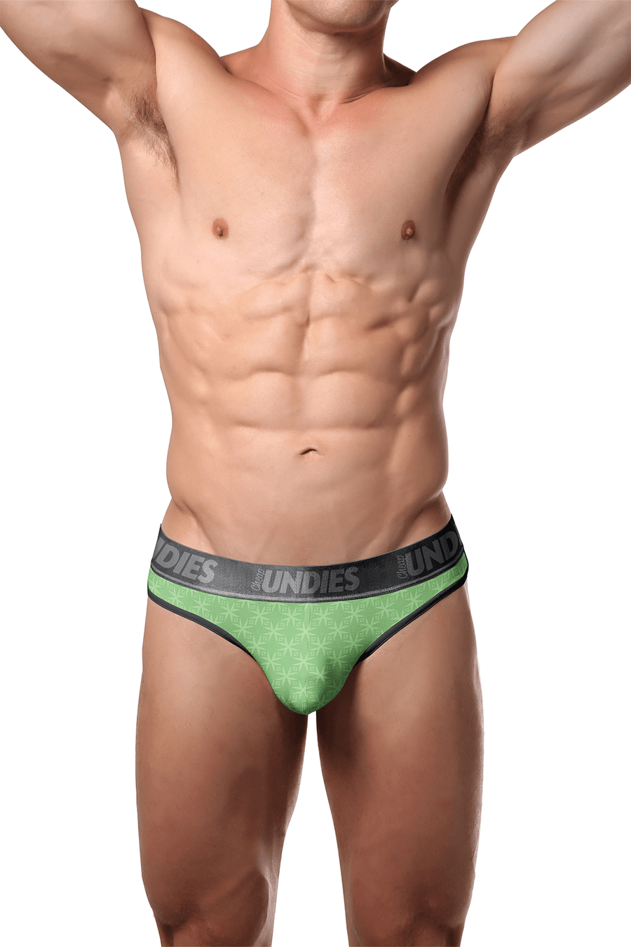 CheapUndies Green Kaleidoscope Thong