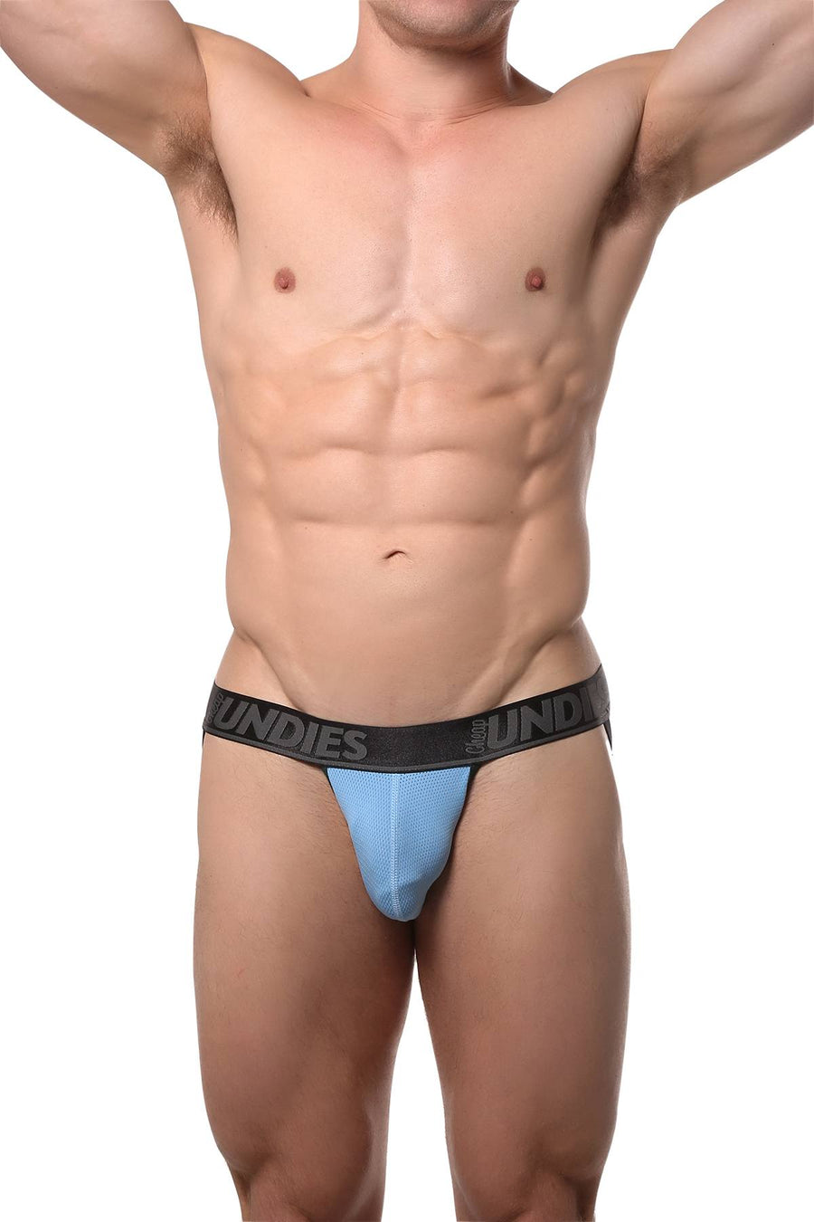 CheapUndies Light Blue/Green Cool Mesh Jock