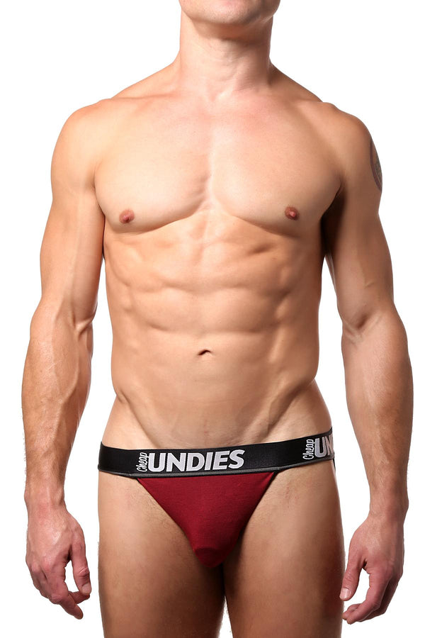 CheapUndies Maroon Jock