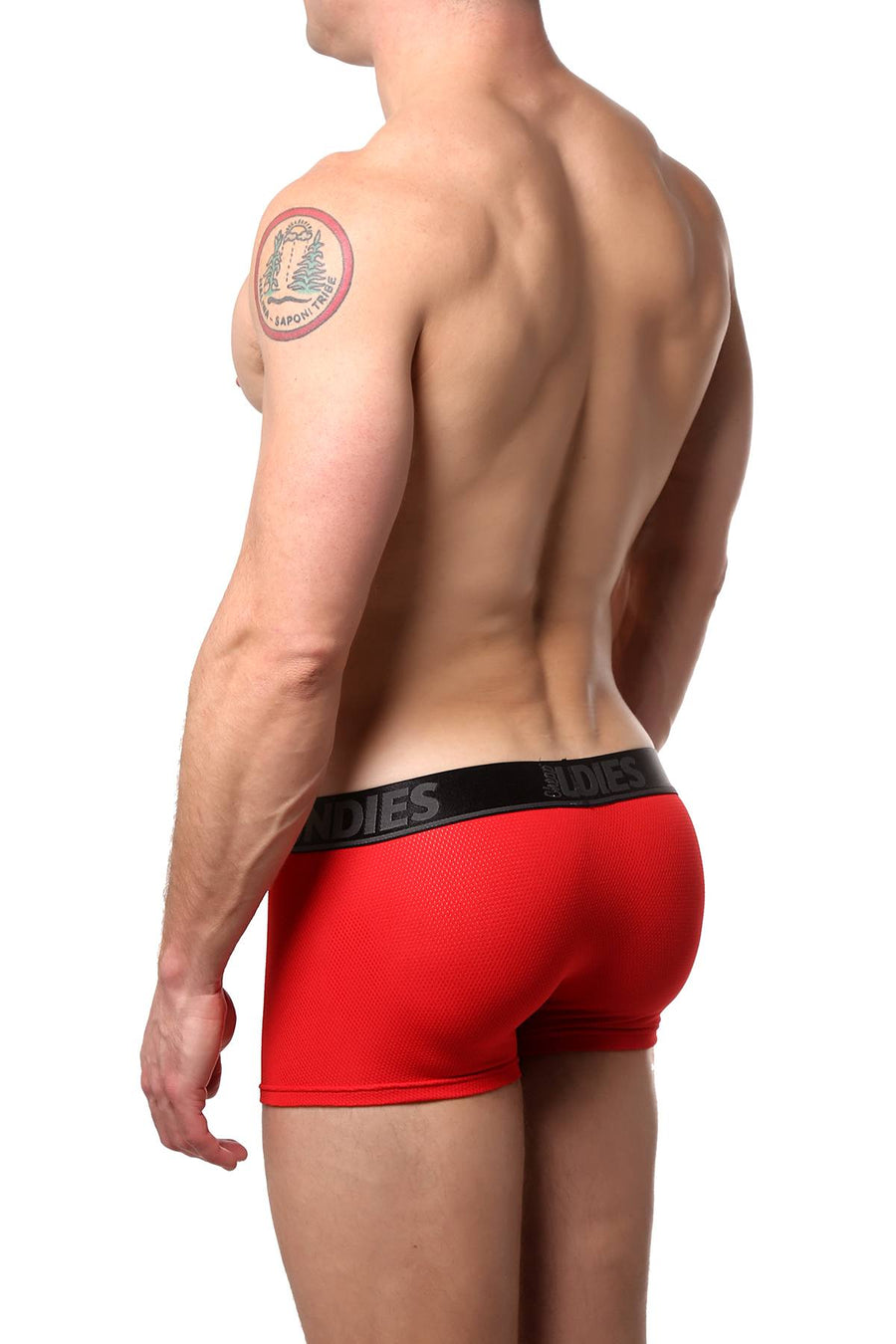 CheapUndies Red/Black Cool Mesh Trunk