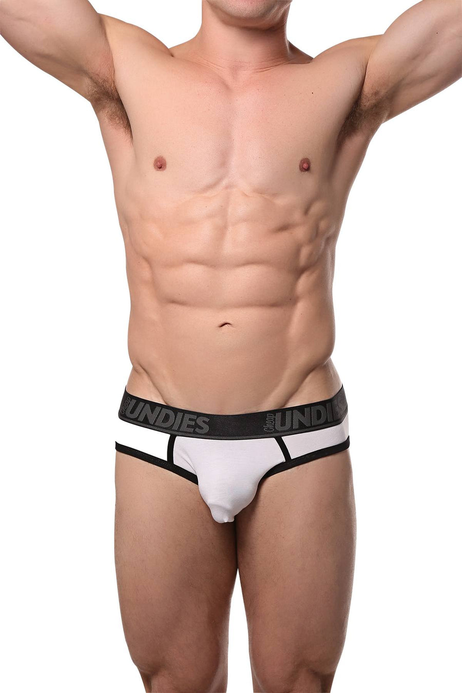 CheapUndies White Touch Jock Brief