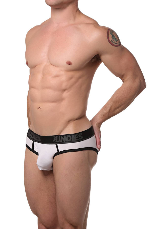 CheapUndies White Touch Jock Brief