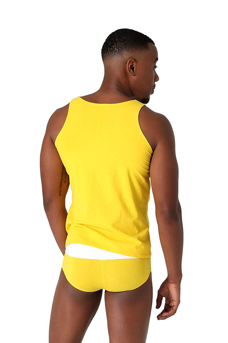 CheapUndies Yellow Primary Comfort Tank