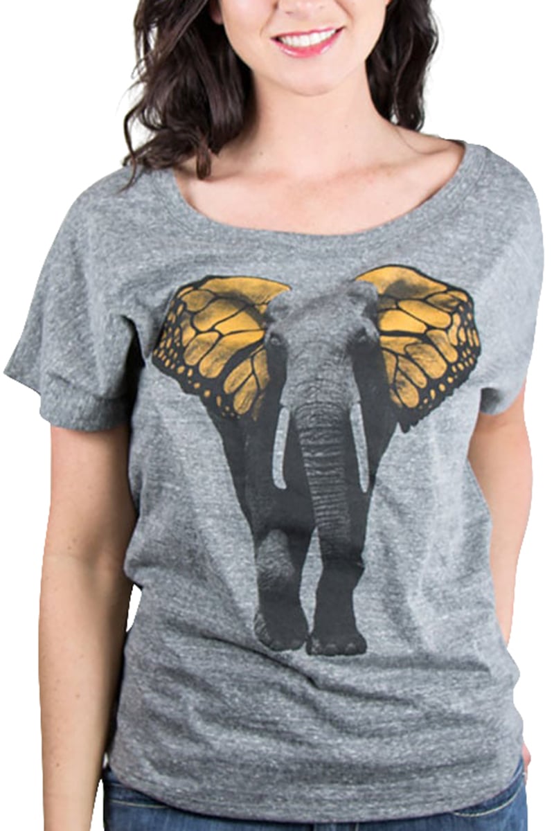 Choke Grey Eleph-Fly Dolman Tee