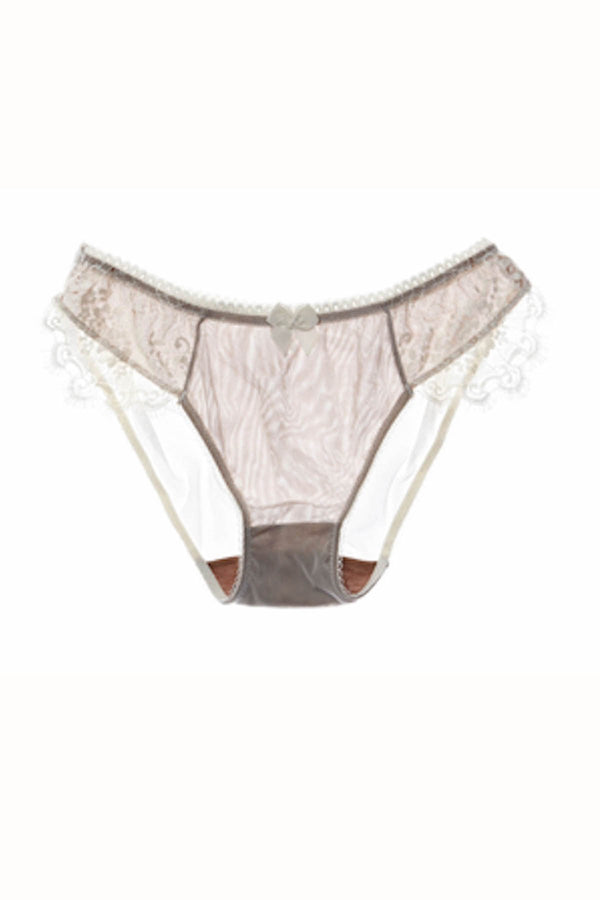 Claudette Beige En Dentelle Bikini