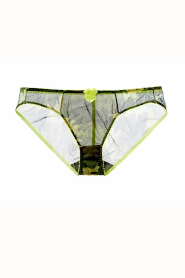 Claudette Camo & Lime Bikini