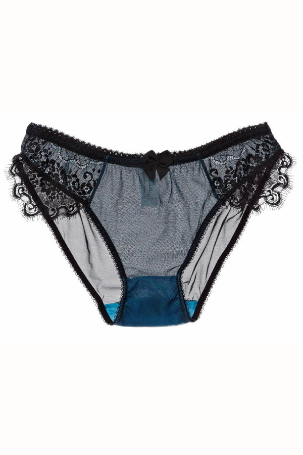 Claudette Neon Turquoise En Dentelle Bikini