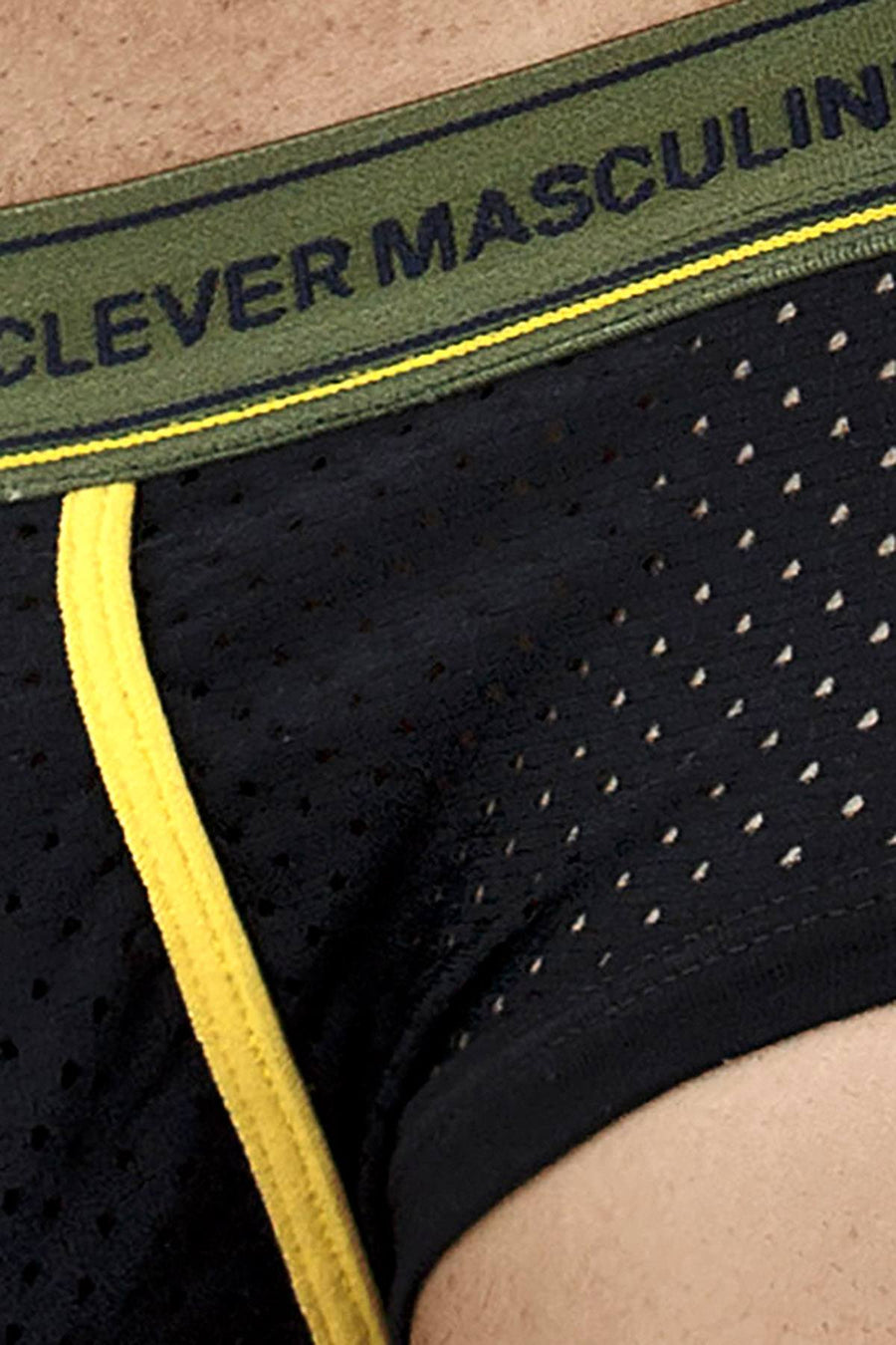 Clever Black Cattleya Piping Brief