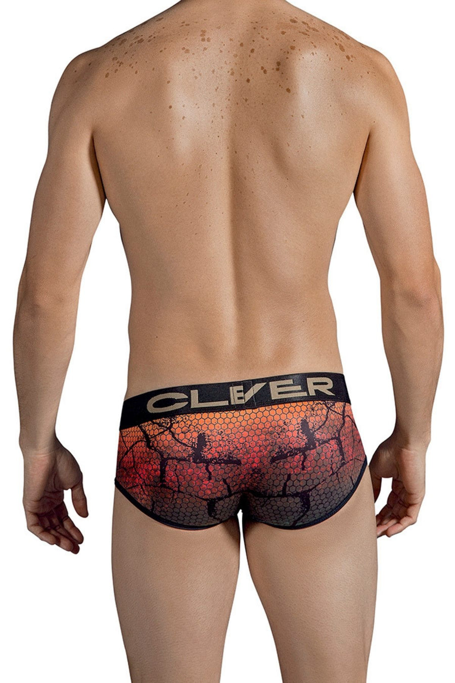 Clever Black Chameleon Piping Brief