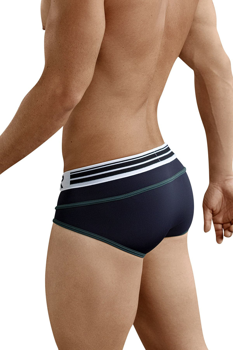 Clever Black Czech Piping Brief