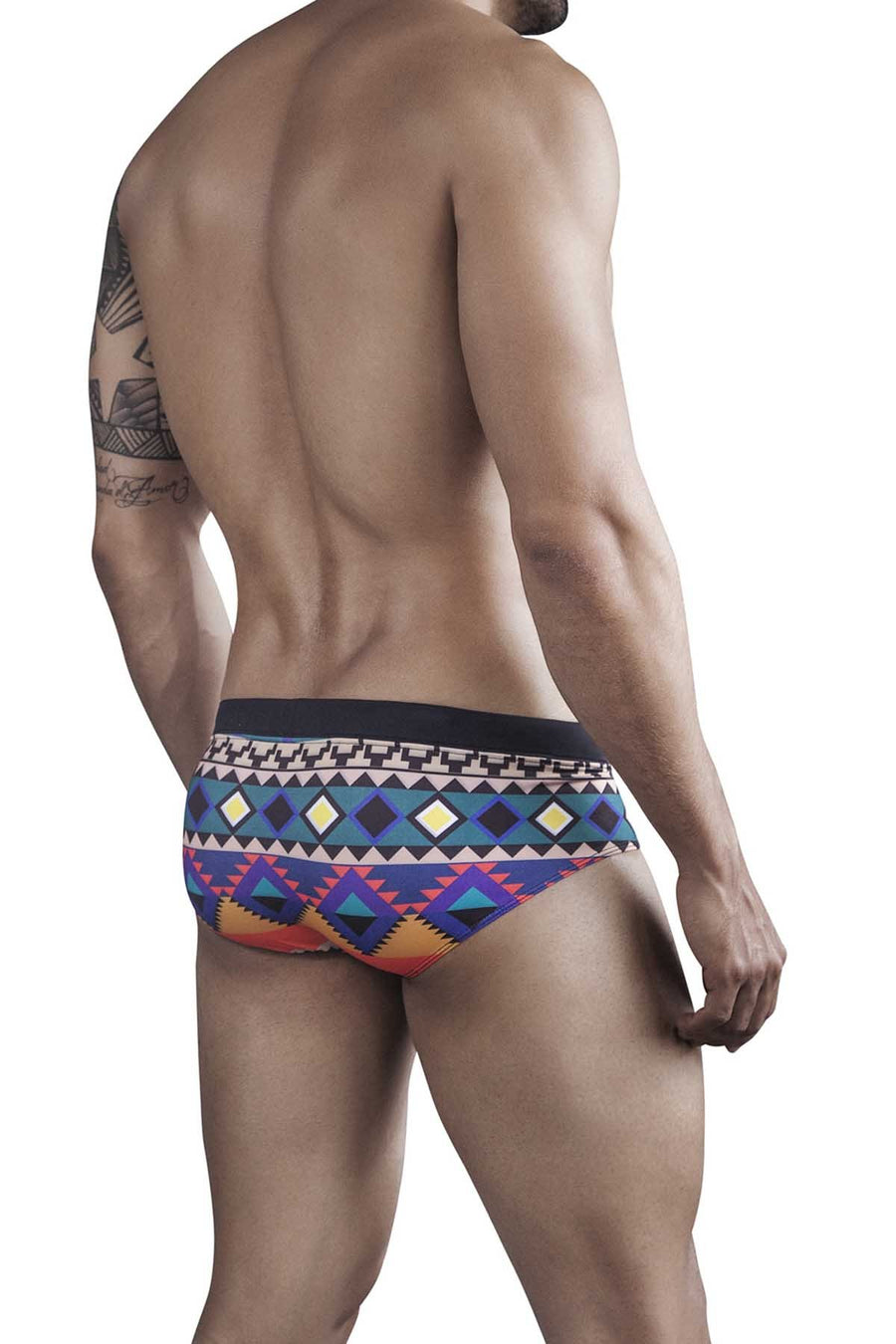 Clever Black Egyptian Swim Brief