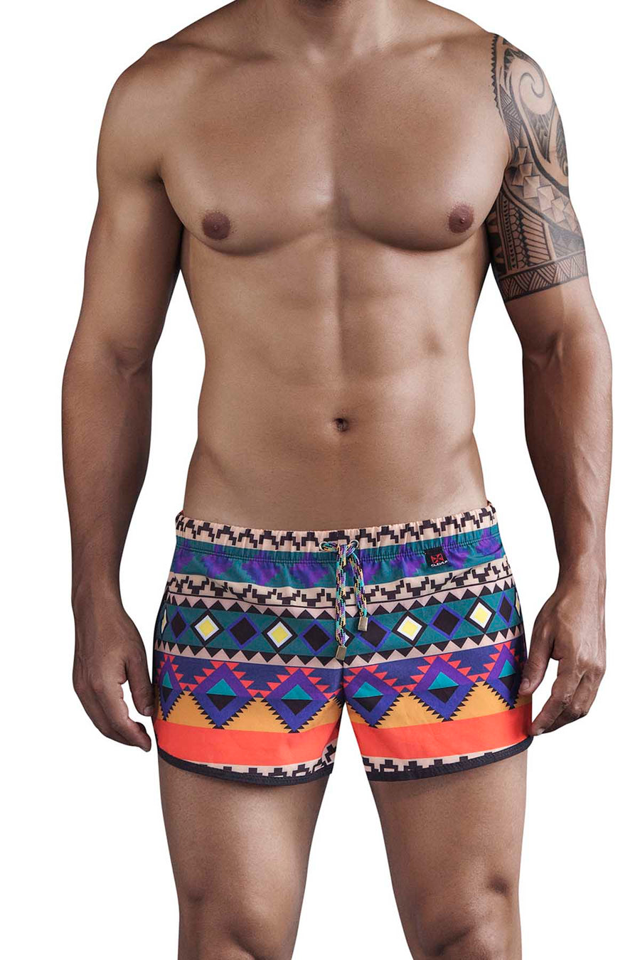 Clever Black Egyptian Swim Short