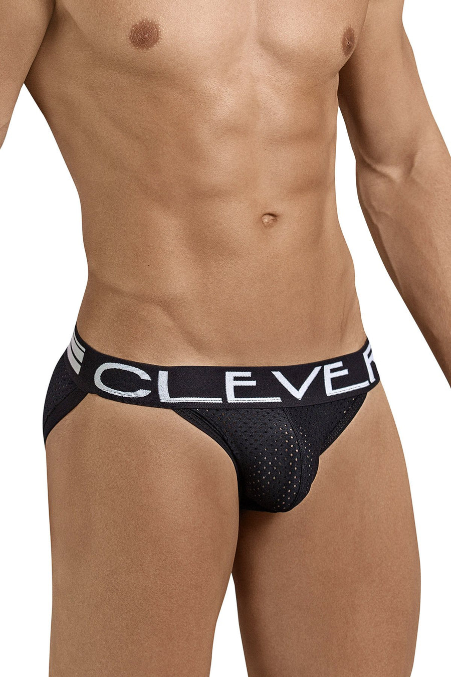 Clever Black Fancy Brief