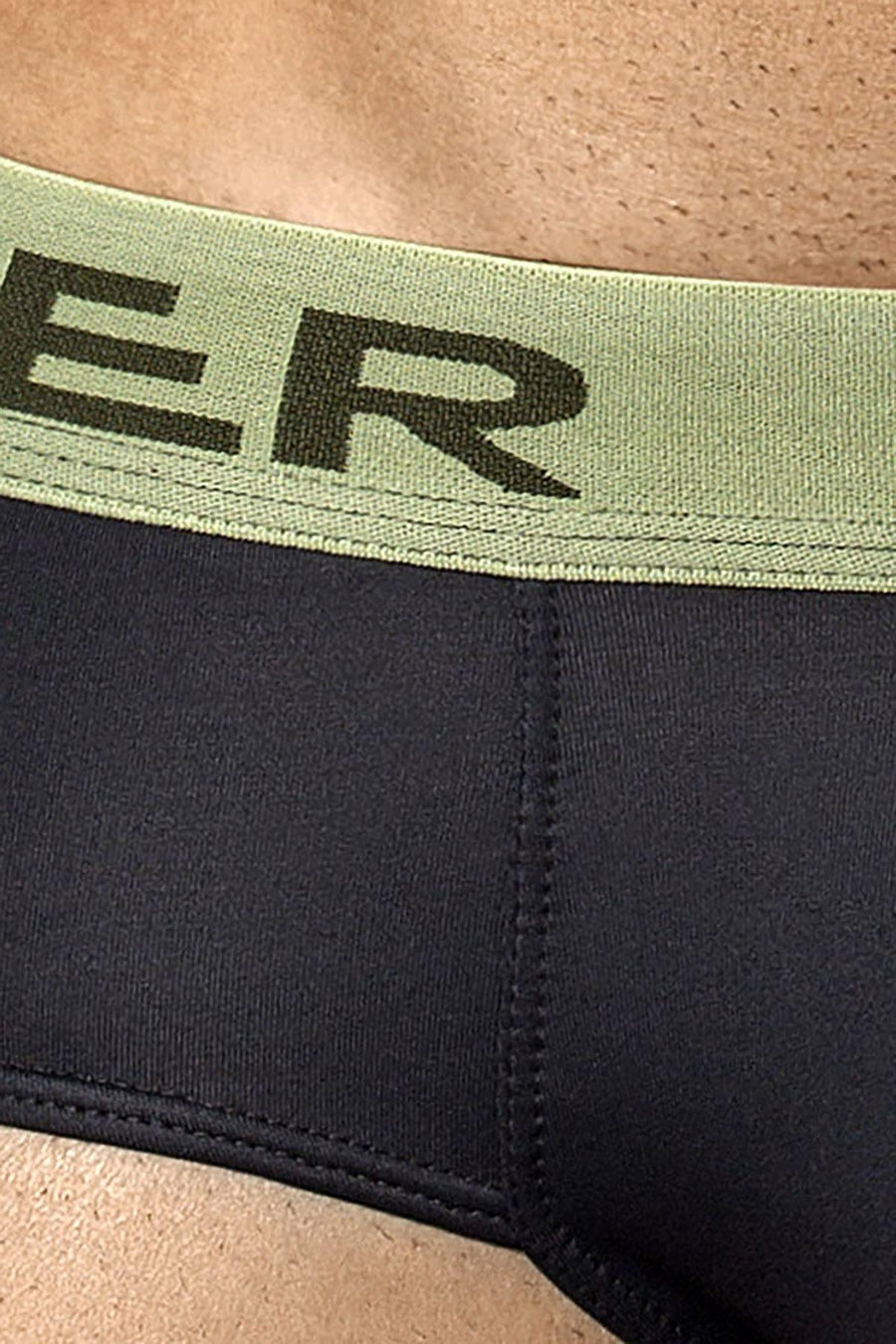 Clever Black/Green Exclusive Classic Brief