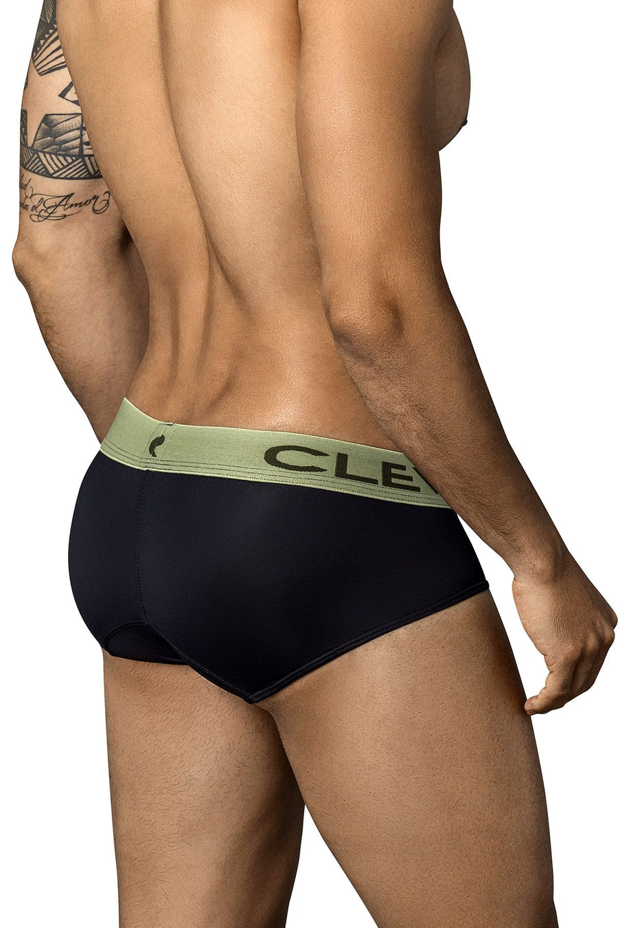 Clever Black/Green Exclusive Classic Brief