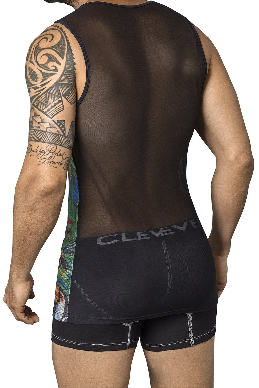 Clever Black Papaya Tank Top