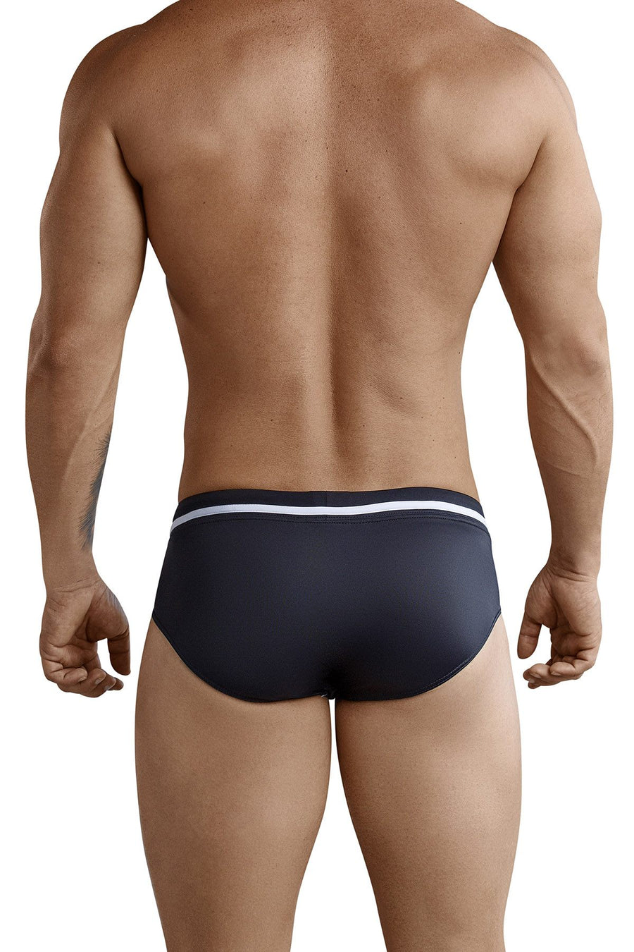 Clever Black Pool Party Swim Brief
