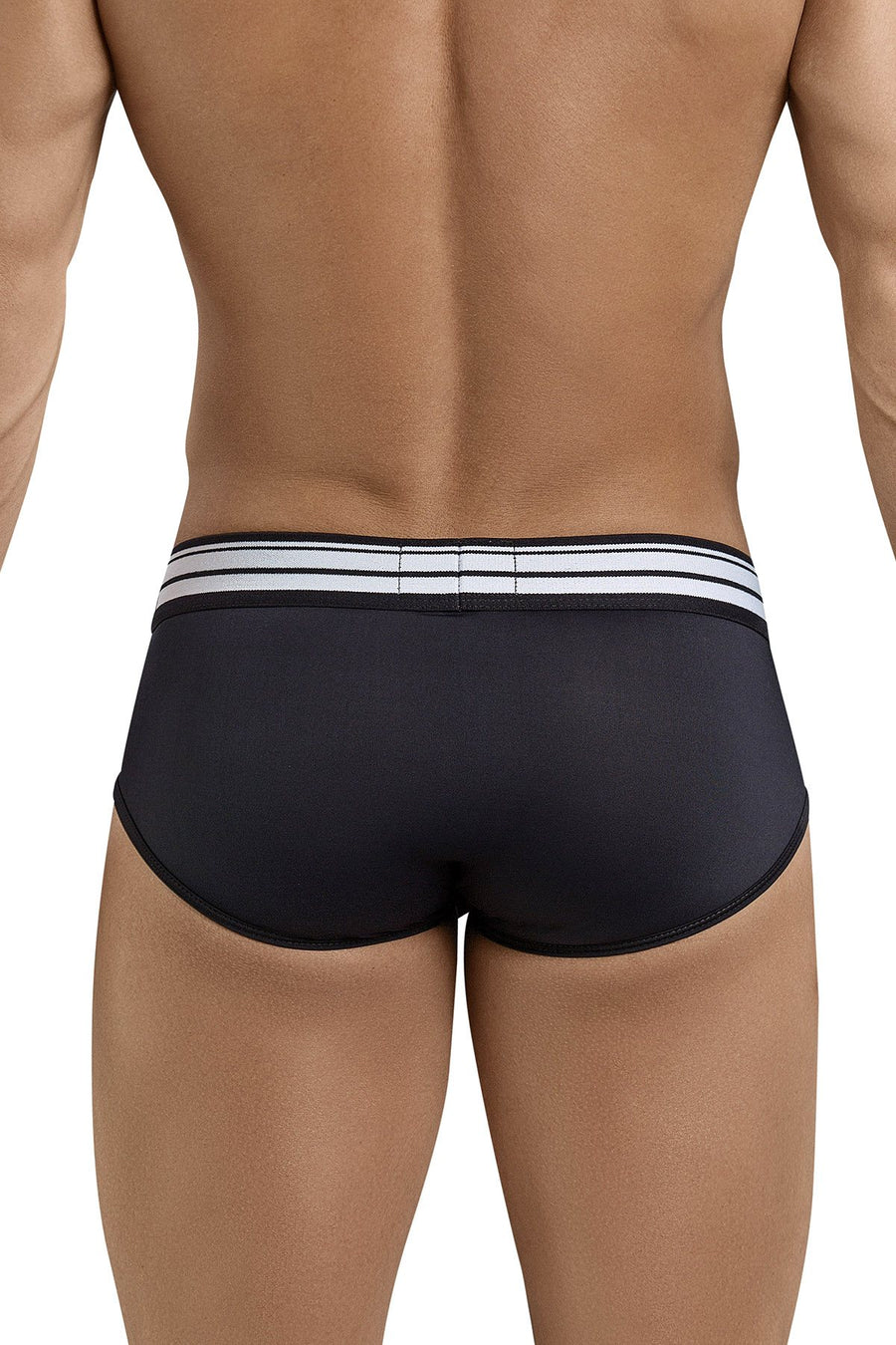 Clever Black Sophisticated Piping Brief